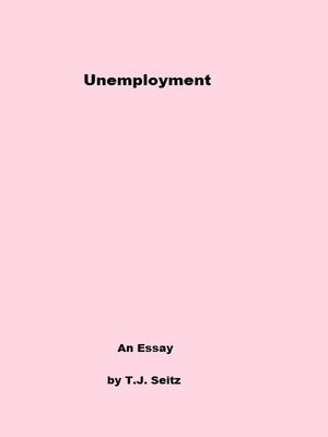 cover image of Unemployment